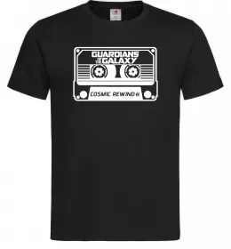 Мужская футболка Cosmic rewind Черный фото