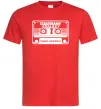 Мужская футболка Cosmic rewind Красный фото