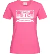 Женская футболка Cosmic rewind Ярко-розовый фото
