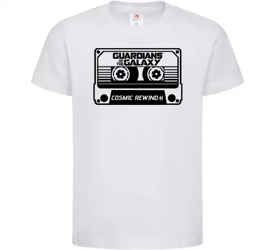 Дитяча футболка Cosmic rewind Білий фото