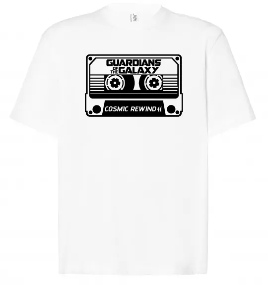 Футболка Оверсайз Cosmic rewind Белый фото