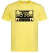 Мужская футболка Cosmic rewind Лимонный фото