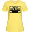 Женская футболка Cosmic rewind Лимонный фото