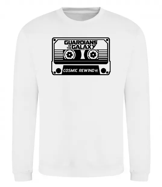 Свитшот Cosmic rewind Белый фото