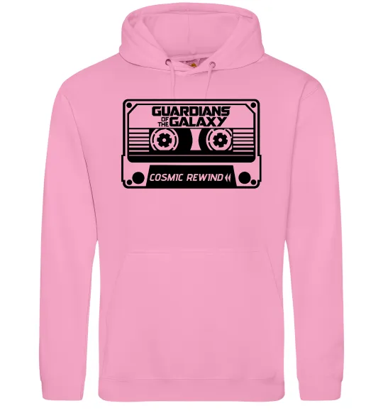 Мужская толстовка (худи) Cosmic rewind Розовый фото