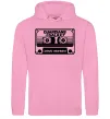 Мужская толстовка (худи) Cosmic rewind Розовый фото