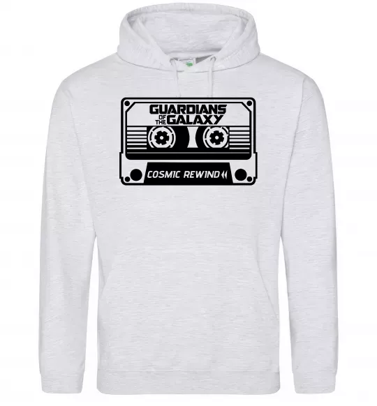 Чоловіча толстовка (худі) Cosmic rewind Сірий меланж фото