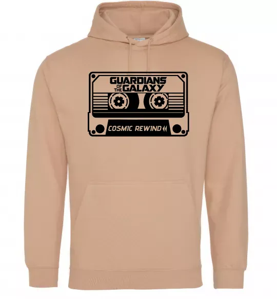 Чоловіча толстовка (худі) Cosmic rewind Пісочний фото