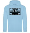 Мужская толстовка (худи) Cosmic rewind Голубой фото
