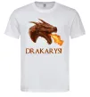 Чоловіча футболка Dracarys Білий фото