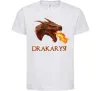 Детская футболка Dracarys Белый фото