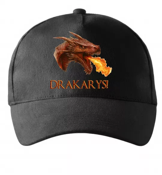 Кепка Dracarys Чорний фото