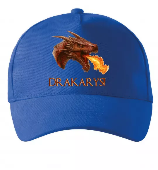 Кепка Dracarys Яскраво-синій фото