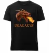 Чоловіча преміум футболка Dracarys Чорний фото