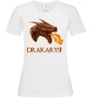 Жіноча футболка Dracarys Білий фото