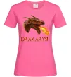 Жіноча футболка Dracarys Яскраво-рожевий фото