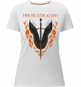 Жіноча преміум футболка Дім дракона