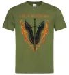Чоловіча футболка Дім дракона Оливковий фото