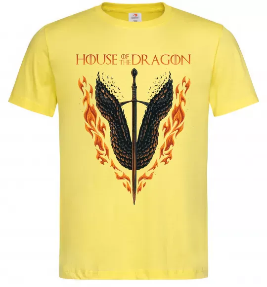 Чоловіча футболка Дім дракона Лимонний фото