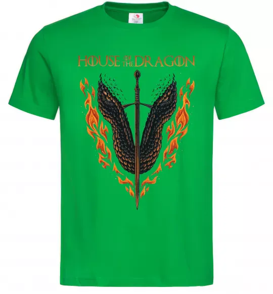 Чоловіча футболка Дім дракона Зелений фото
