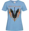 Жіноча футболка Дім дракона Блакитний фото