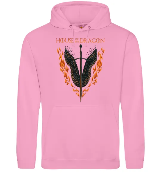 Жіноча толстовка (худі) Дім дракона Рожевий фото