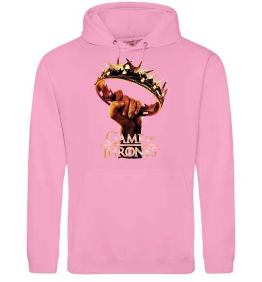 Мужская толстовка (худи) Гра престолів корона Розовый фото
