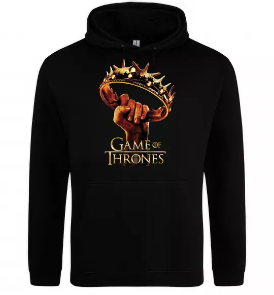 Жіноча толстовка (худі) Гра престолів корона Чорний фото