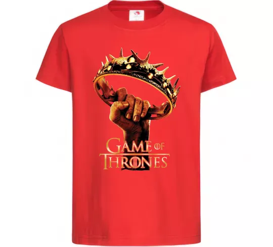 Детская футболка Гра престолів корона Красный фото