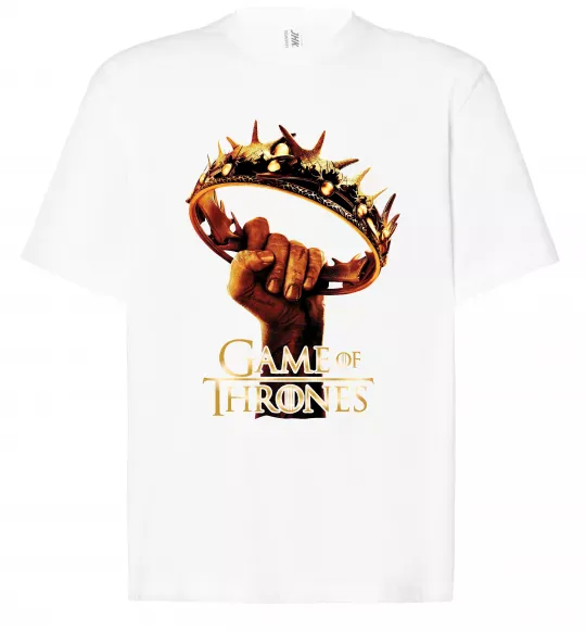Футболка Оверсайз Гра престолів корона Білий фото