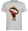 Чоловіча футболка Гра престолів корона Сірий фото