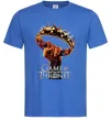 Чоловіча футболка Гра престолів корона Яскраво-синій фото