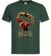 Чоловіча футболка Гра престолів корона Темно-зелений фото