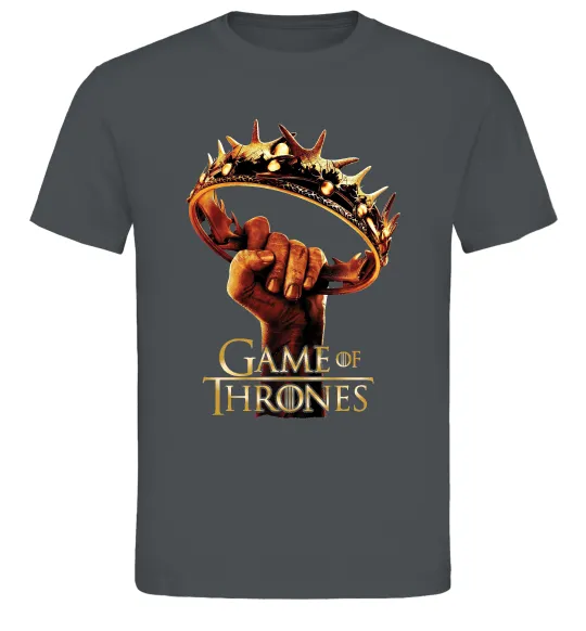 Чоловіча футболка Гра престолів корона Графіт фото