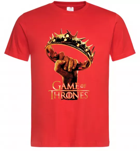 Чоловіча футболка Гра престолів корона Червоний фото