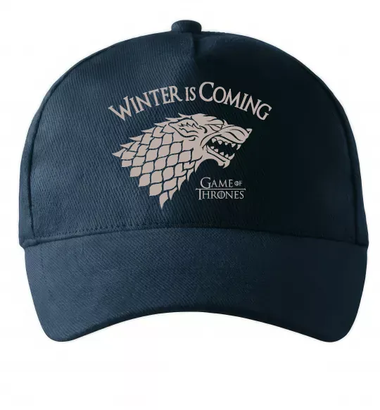 Кепка Winter is coming Гра престолів Темно-синий фото