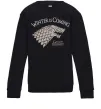 Детский Свитшот Winter is coming Гра престолів Черный фото