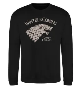 Свитшот Winter is coming Гра престолів Черный фото