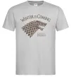 Чоловіча футболка Winter is coming Гра престолів Сірий фото