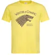 Чоловіча футболка Winter is coming Гра престолів Лимонний фото