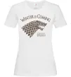 Жіноча футболка Winter is coming Гра престолів Білий фото