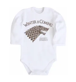 Детский боди Winter is coming Гра престолів Белый фото
