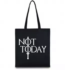 Еко-сумка Game of thrones Not today Чорний фото