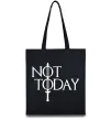 Эко-сумка Game of thrones Not today Черный фото