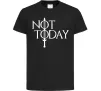 Дитяча футболка Game of thrones Not today Чорний фото