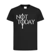 Детская футболка Game of thrones Not today Черный фото