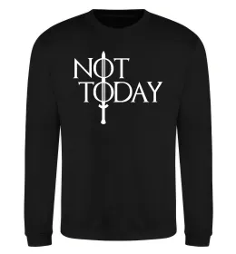 Свитшот Game of thrones Not today Черный фото