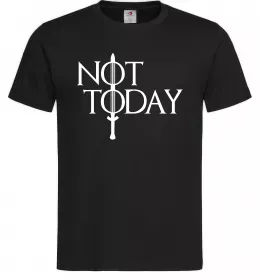 Мужская футболка Game of thrones Not today Черный фото