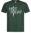 Мужская футболка Game of thrones Not today Темно-зеленый фото
