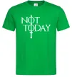 Мужская футболка Game of thrones Not today Зеленый фото